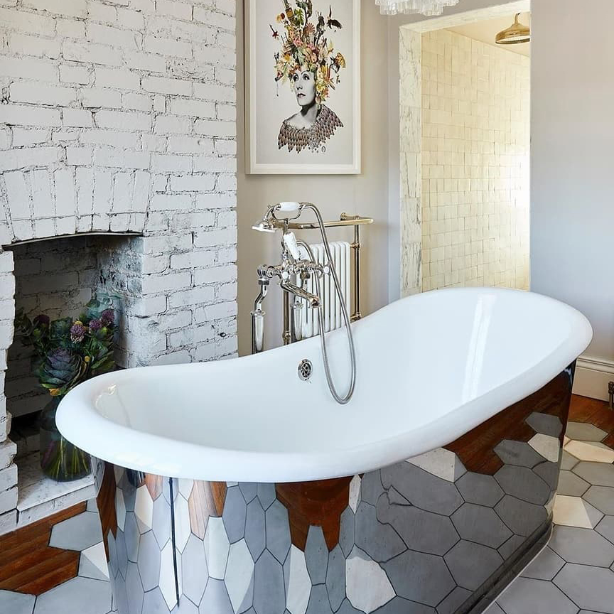 Luxury Bathroom Suite | Be inspired by @abeyaustralia's classic luxury bathroom